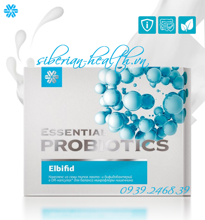 Elbifid - Essential Probiotics - cân bằng hệ vi sinh và đẹp da