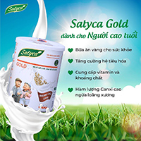[Hàng chính hãng] Sữa yến mạch dinh dưỡng Satyca Gold