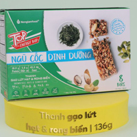 [Hàng chính hãng] Thanh gạo lứt hạt & rong biển NLF cung cấp khoáng chất và vitamin