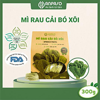 [Hàng chính hãng] Mì rau cải bó xôi Organic Anpaso ngon ngọt tự nhiên