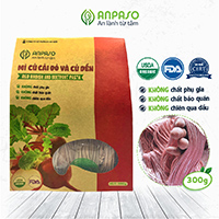 [Hàng chính hãng] Mì Củ Cải Đỏ & Củ Dền Ăn Dặm Organic Anpaso 